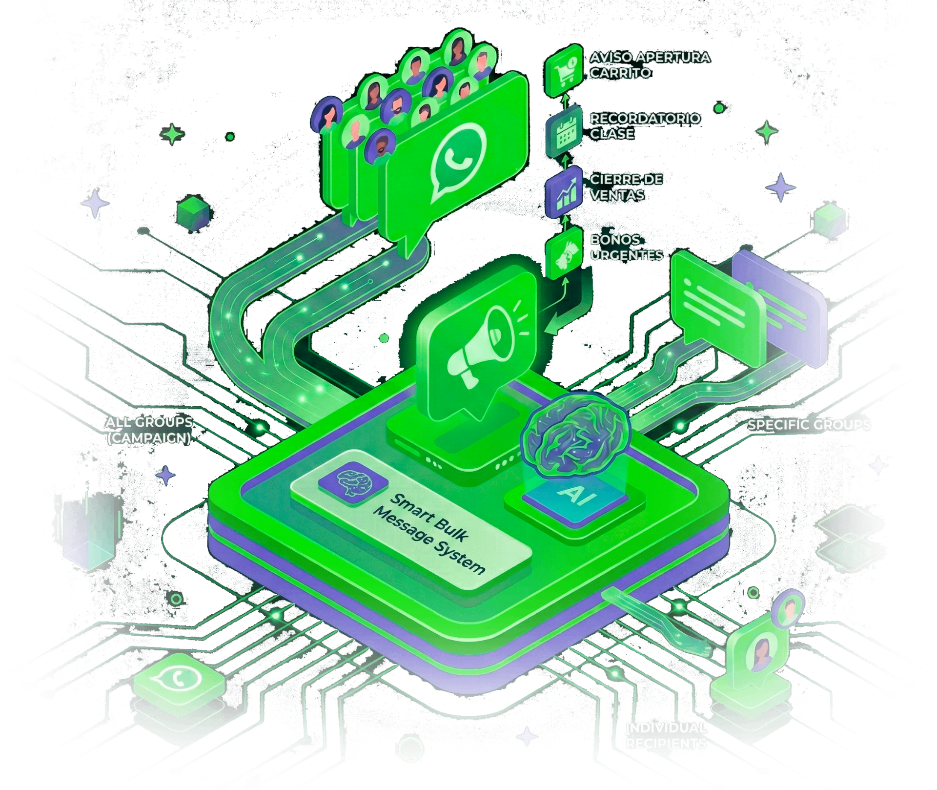 Mensajes masivos inteligentes